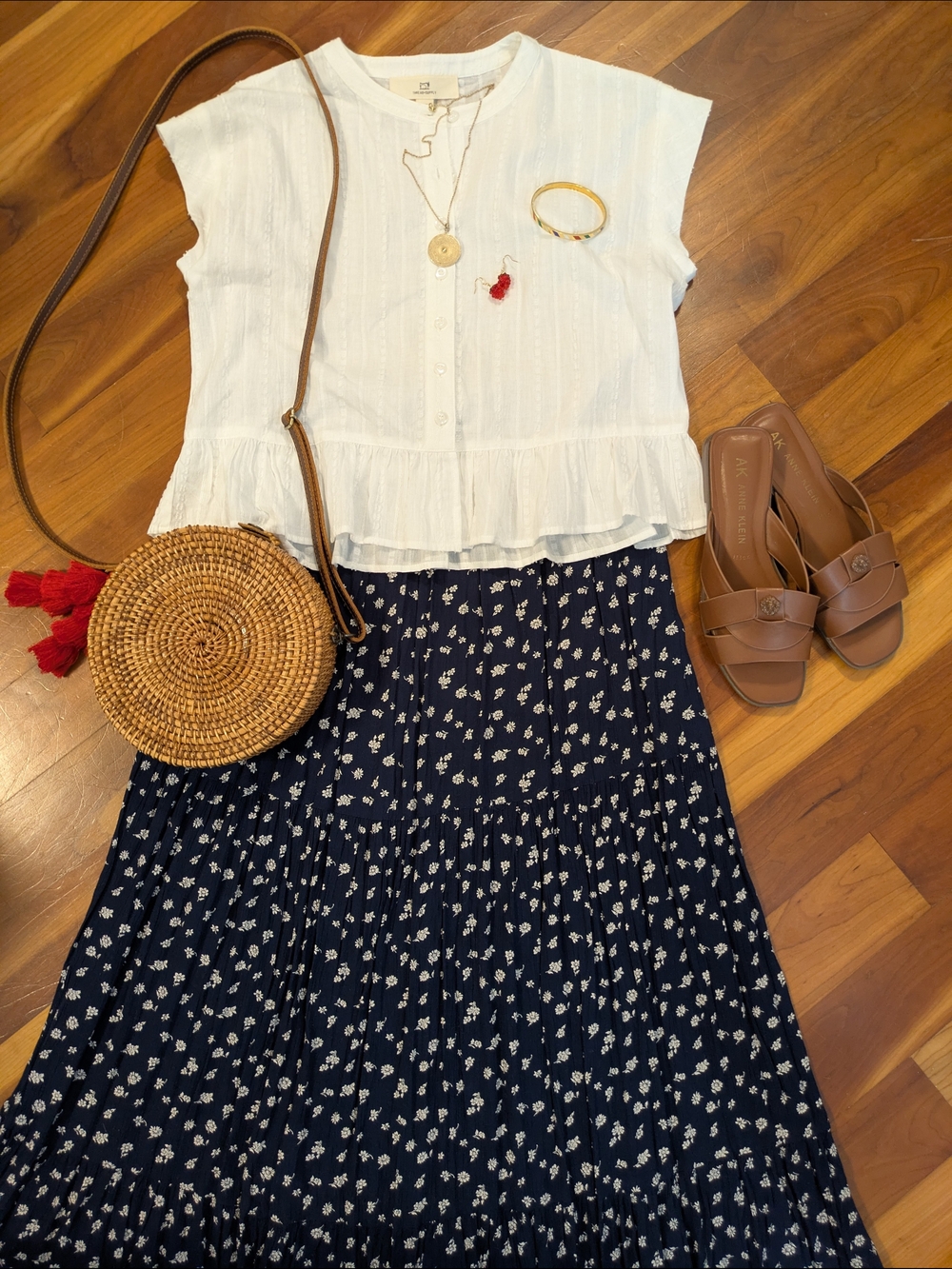 Thread & Supply White Button Up Short Sleeve Cropped Top NWOT